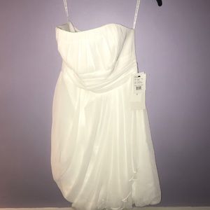 David’s Bridal mini dress
